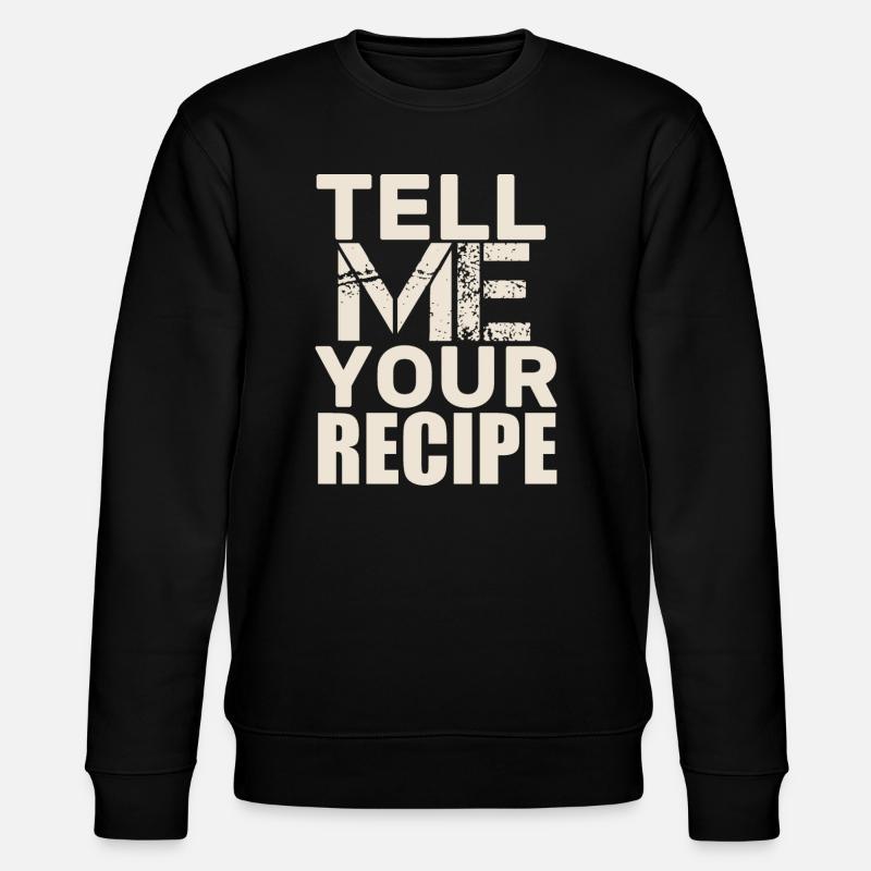 tell recipe - Stanley/Stella Unisex Bio-Sweatshirt CHANGER  - Schwarz