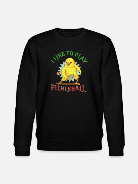 I like pickleball - Stanley/Stella CHANGER Unisex Organic Sweatshirt - black
