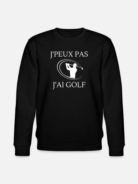 golf, fan de golf, golfeur - Sweat bio CHANGER Stanley/Stella Unisexe - noir