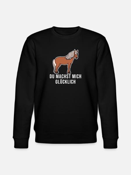 Pferde Cool Statement Pferdenarr Isländer - Stanley/Stella Unisex Bio-Sweatshirt CHANGER  - Schwarz
