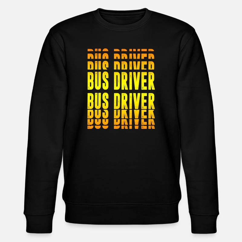 Busfahrer Design - Stanley/Stella Unisex Bio-Sweatshirt CHANGER  - Schwarz