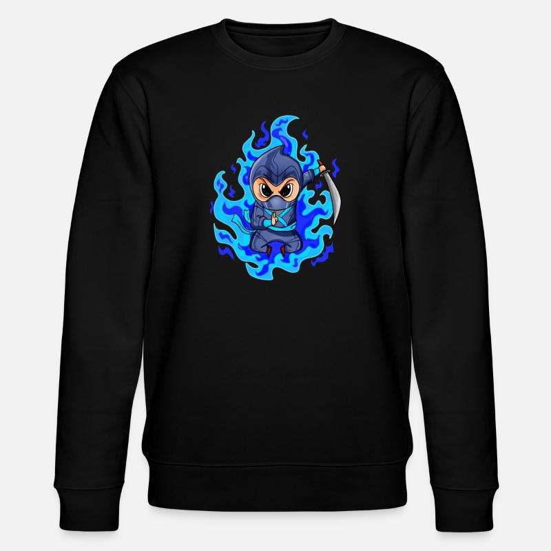 Ninja - Stanley/Stella Unisex Bio-Sweatshirt CHANGER  - Schwarz
