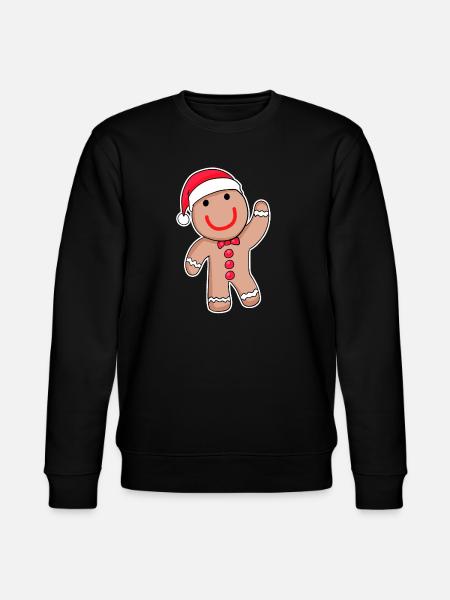 Sweet gingerbread - Stanley/Stella CHANGER Unisex Organic Sweatshirt - black