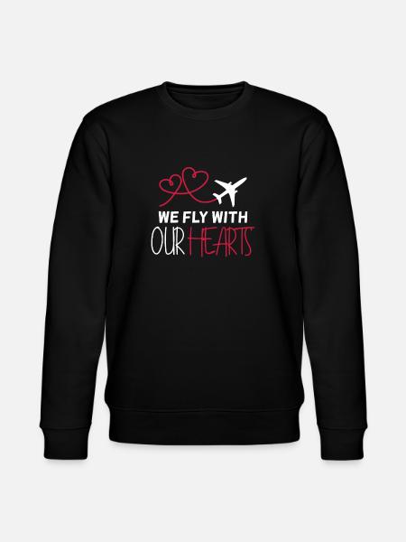 Airplane Pilot Quote Gift - Stanley/Stella CHANGER Unisex Organic Sweatshirt - black