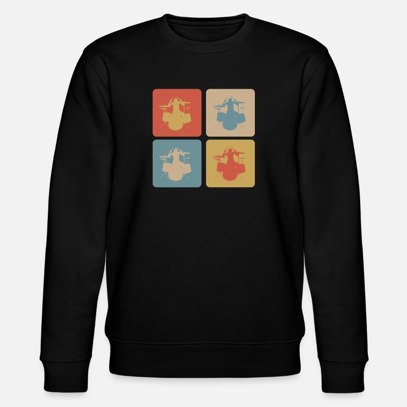 design du tambour - Sweat bio CHANGER Stanley/Stella Unisexe - noir