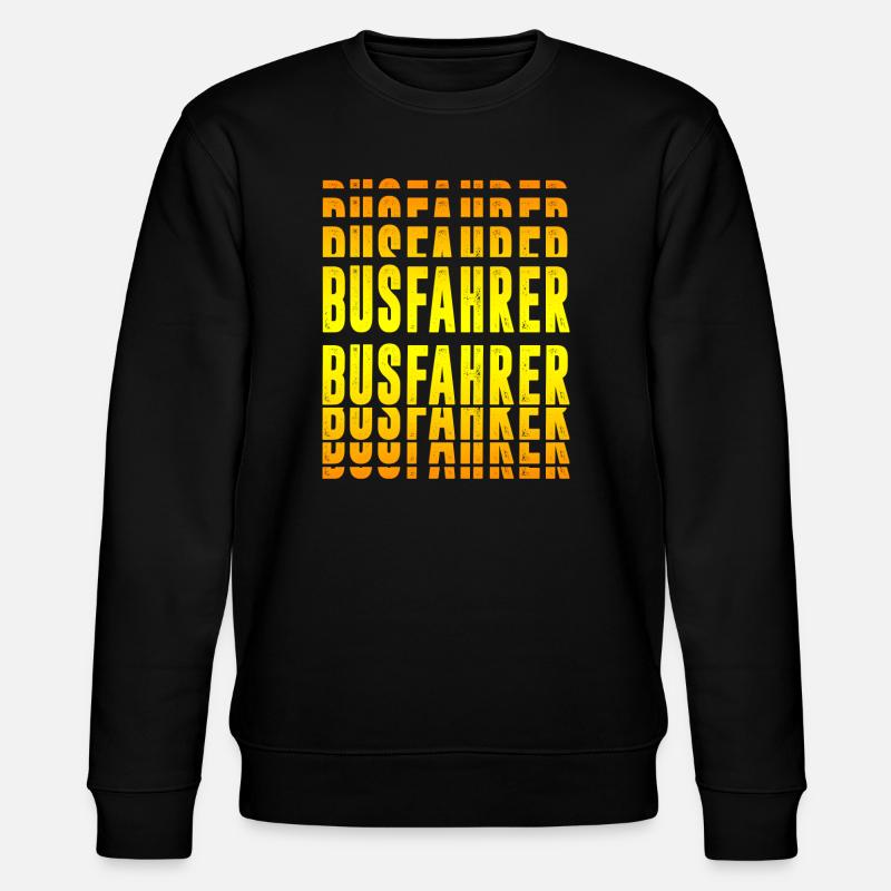 Busfahrer Design - Stanley/Stella Unisex Bio-Sweatshirt CHANGER  - Schwarz
