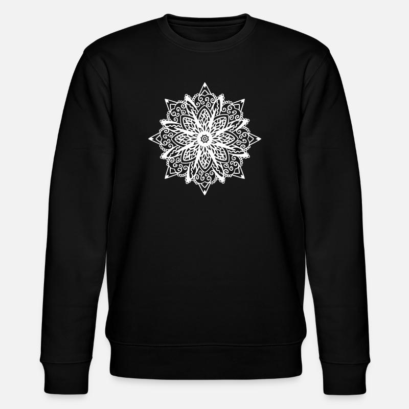 Mandala - Stanley/Stella CHANGER Unisex Organic Sweatshirt - black
