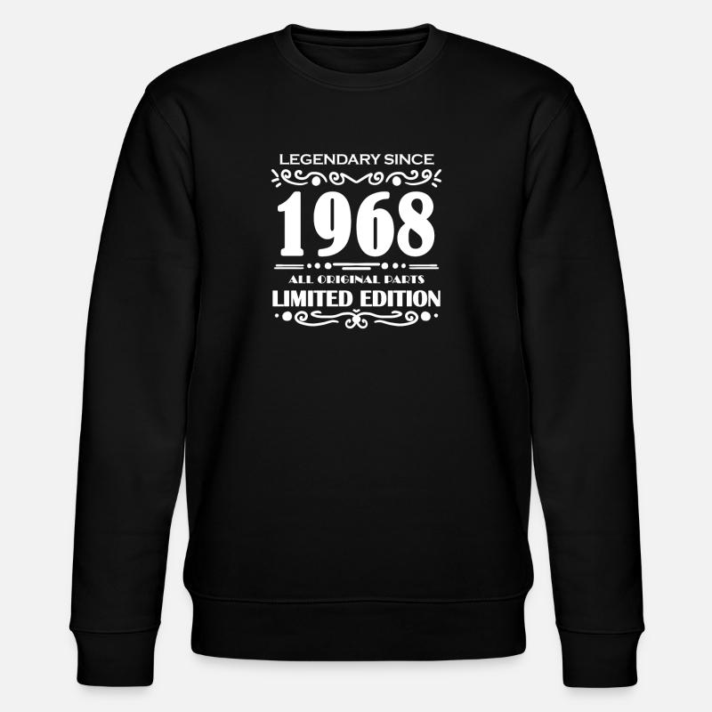 1968 - Born 1968 - Stanley/Stella CHANGER Unisex Organic Sweatshirt - black