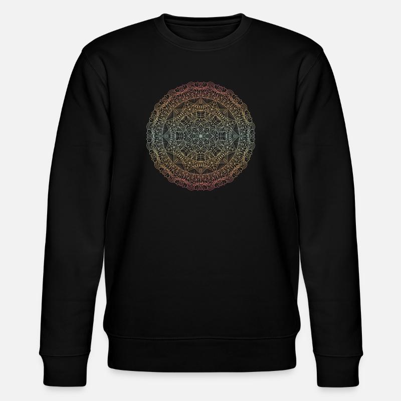 Mandala - Sweat bio CHANGER Stanley/Stella Unisexe - noir