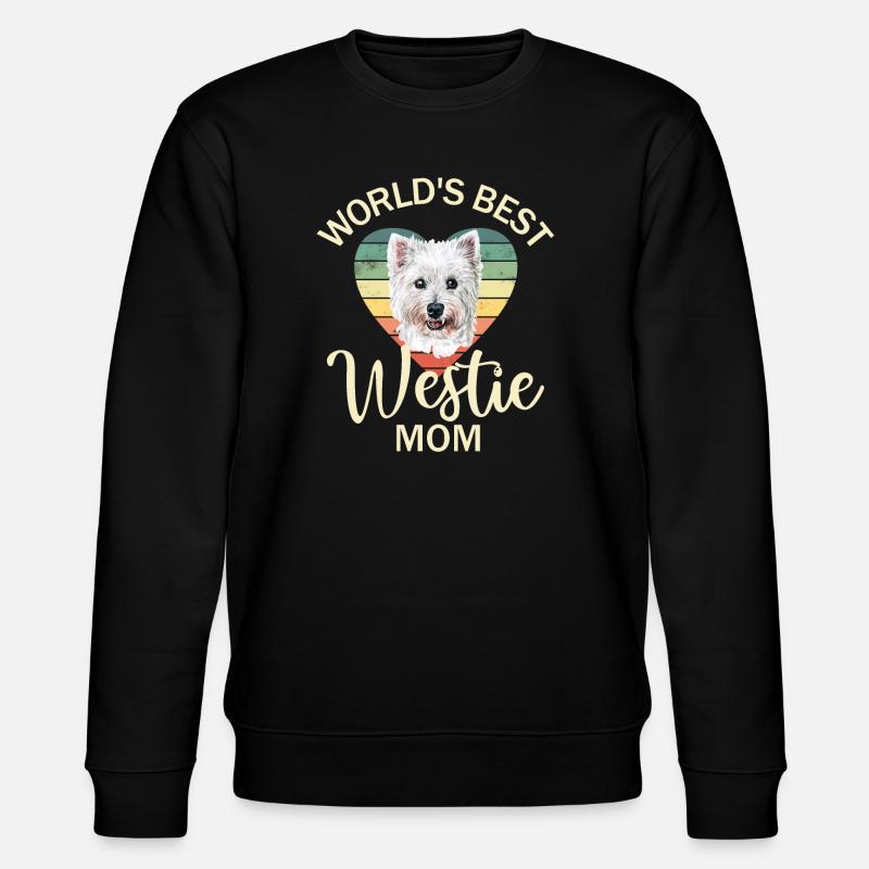 West Highland White Terrier - Sweat bio CHANGER Stanley/Stella Unisexe - noir