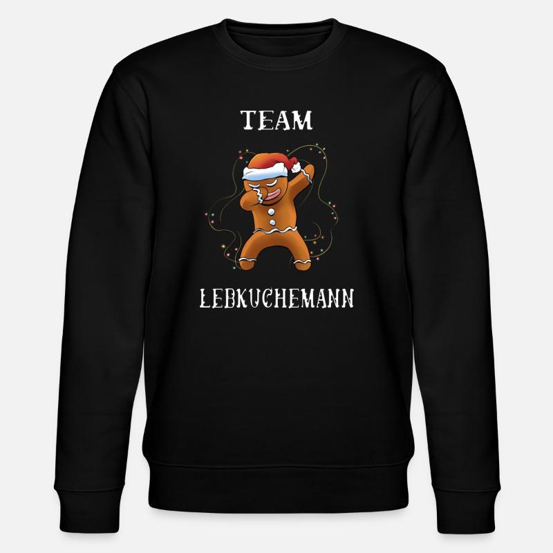 Team Lebkuchen - Stanley/Stella Unisex Bio-Sweatshirt CHANGER  - Schwarz