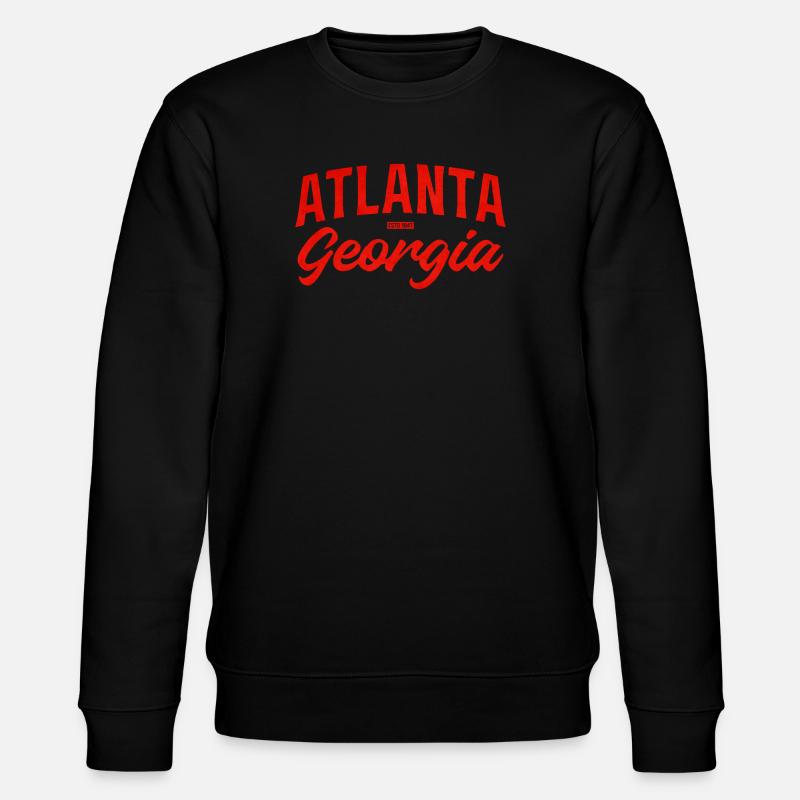 Atlanta Georgia Script Logo - Stanley/Stella Unisex Bio-Sweatshirt CHANGER  - Schwarz