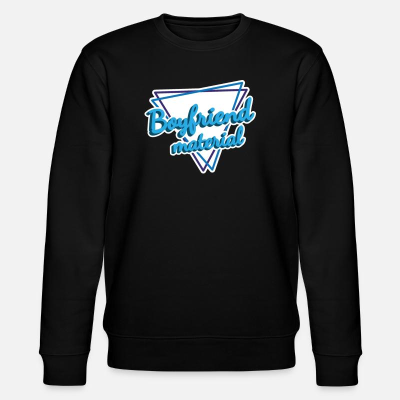 Friendship Bond with Heart Shape - Stanley/Stella CHANGER Unisex Organic Sweatshirt - black