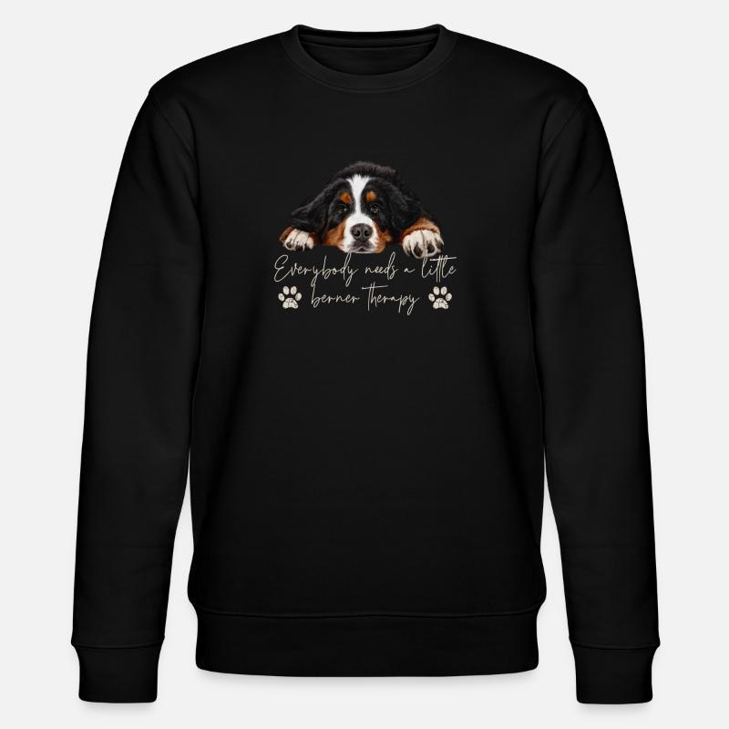 Berner Sennenhund - Stanley/Stella Unisex Bio-Sweatshirt CHANGER  - Schwarz