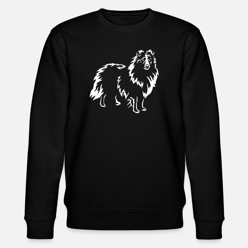 Sheltie "Black Edition" - Stanley/Stella Unisex Bio-Sweatshirt CHANGER  - Schwarz