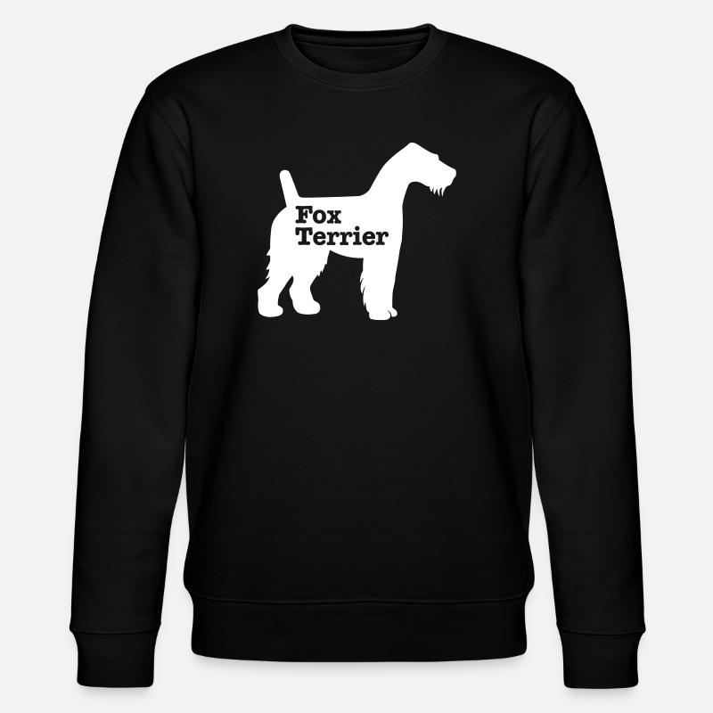 Foxterrier - Stanley/Stella Unisex Bio-Sweatshirt CHANGER  - Schwarz
