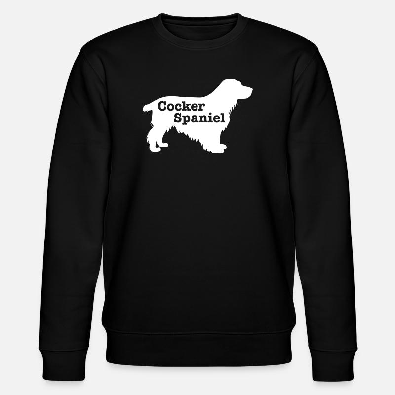 Cocker Spaniel - Stanley/Stella CHANGER Unisex Organic Sweatshirt - black