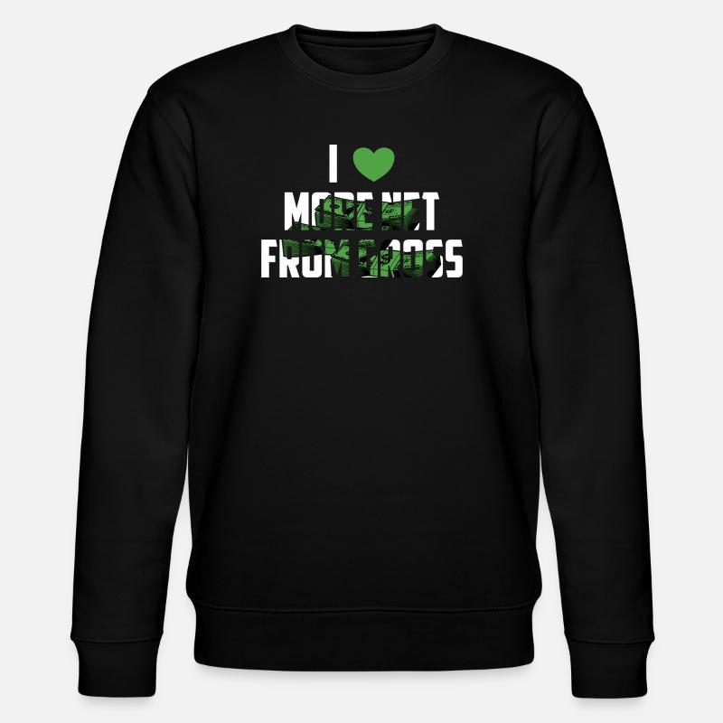 Plus net du brut - Sweat bio CHANGER Stanley/Stella Unisexe - noir