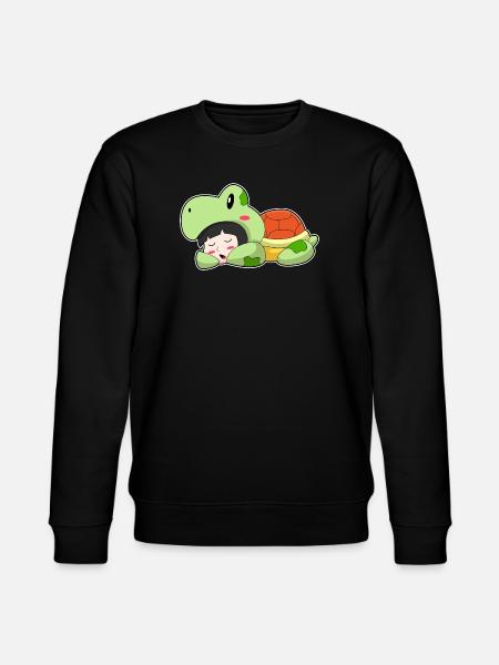 Turtle Girl Costume - Stanley/Stella CHANGER Unisex Organic Sweatshirt - black