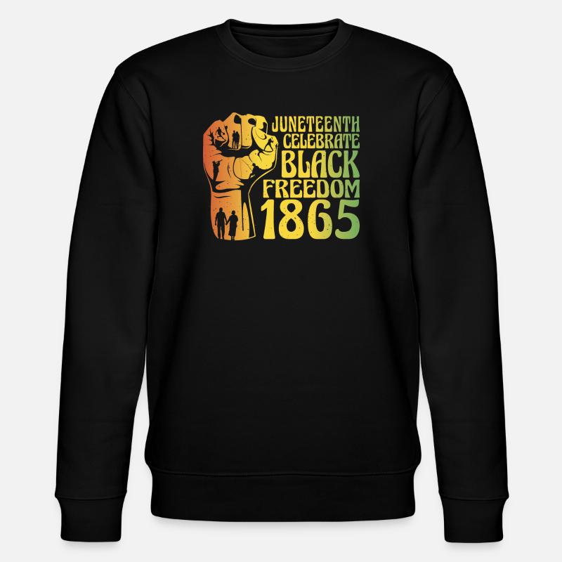 Black Freedom T-Shirt - Sweat bio CHANGER Stanley/Stella Unisexe - noir