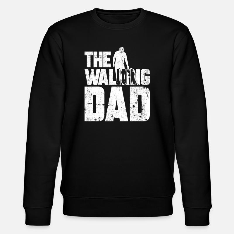 Postapocalyptic Stride Silhouette - Stanley/Stella CHANGER Unisex Organic Sweatshirt - black