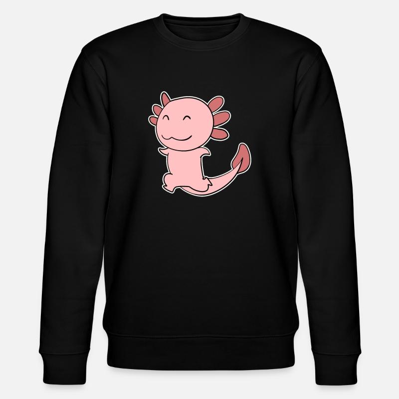 Motif Axolotl - Sweat bio CHANGER Stanley/Stella Unisexe - noir
