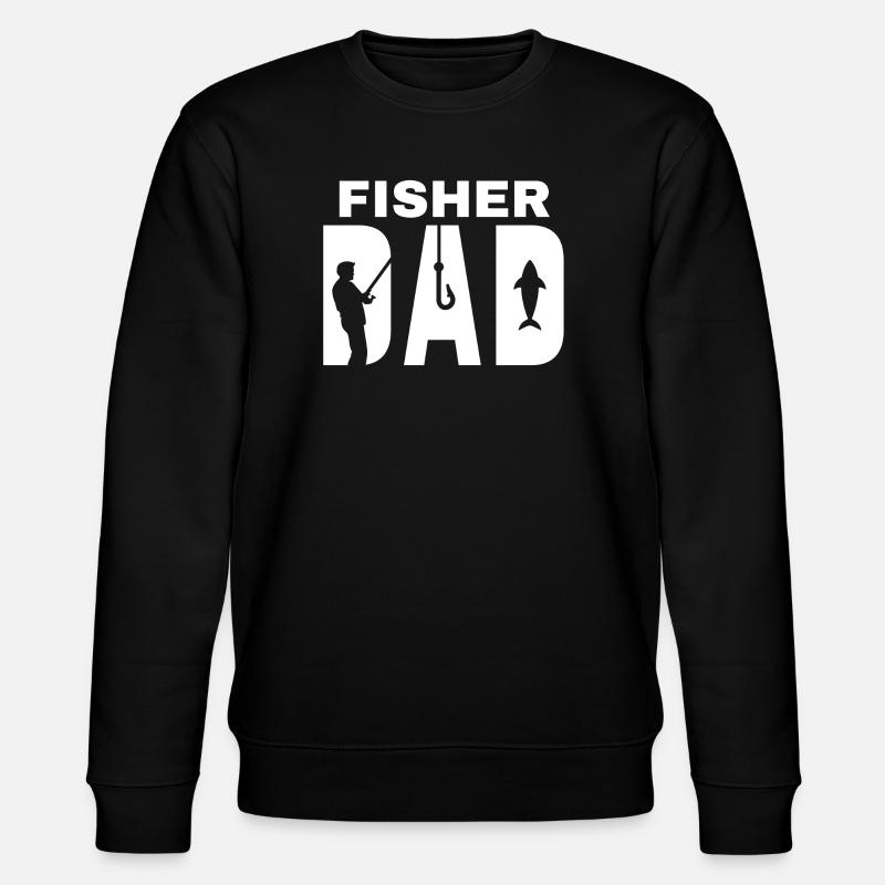 pêche, pêcheur, fan de pêche - Sweat bio CHANGER Stanley/Stella Unisexe - noir