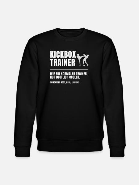 Kickbox Trainer Definition - Stanley/Stella Unisex Bio-Sweatshirt CHANGER  - Schwarz