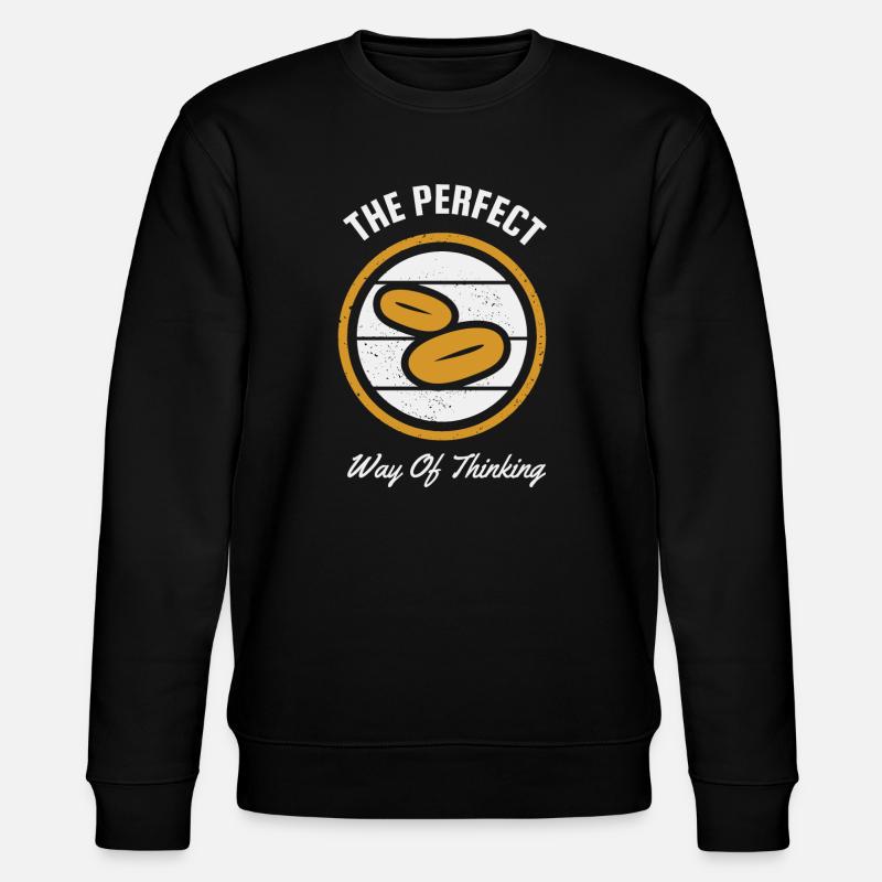 The Perfect Mindset: Coffee Beans - Stanley/Stella CHANGER Unisex Organic Sweatshirt - black
