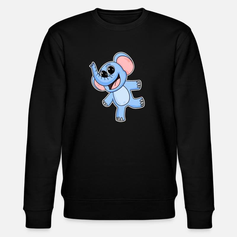 Éléphant - Sweat bio CHANGER Stanley/Stella Unisexe - noir