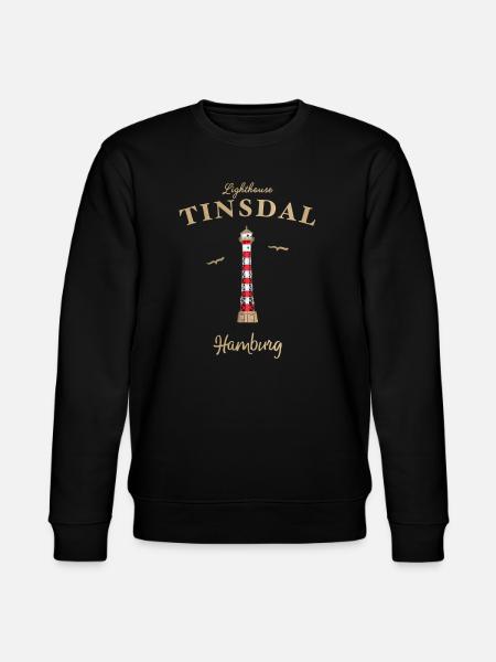 Lighthouse Hamburg Linsdal, Germany - Stanley/Stella CHANGER Unisex Organic Sweatshirt - black