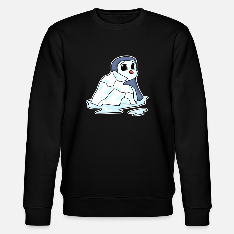 Penguin Penguins Seabird Seabirds - Stanley/Stella CHANGER Unisex Organic Sweatshirt - black