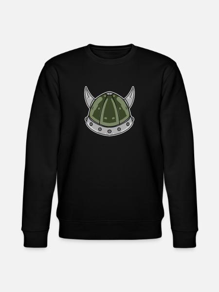 Viking Helmet - Stanley/Stella CHANGER Unisex Organic Sweatshirt - black