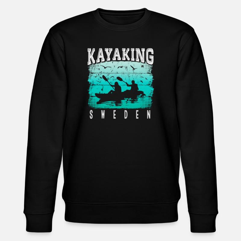 Kayak Suède - Canoë - Rafting Suède - Sweat bio CHANGER Stanley/Stella Unisexe - noir