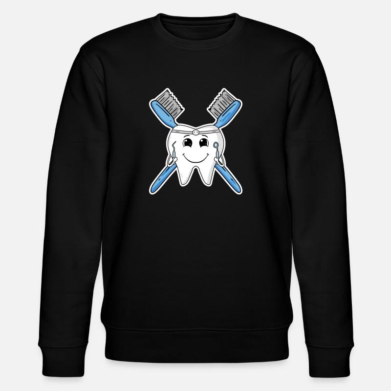 Dents dentaires - Sweat bio CHANGER Stanley/Stella Unisexe - noir
