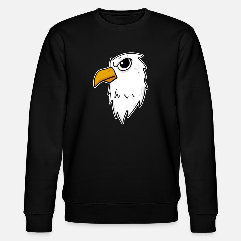 Eagle Head - Stanley/Stella CHANGER Unisex Organic Sweatshirt - black