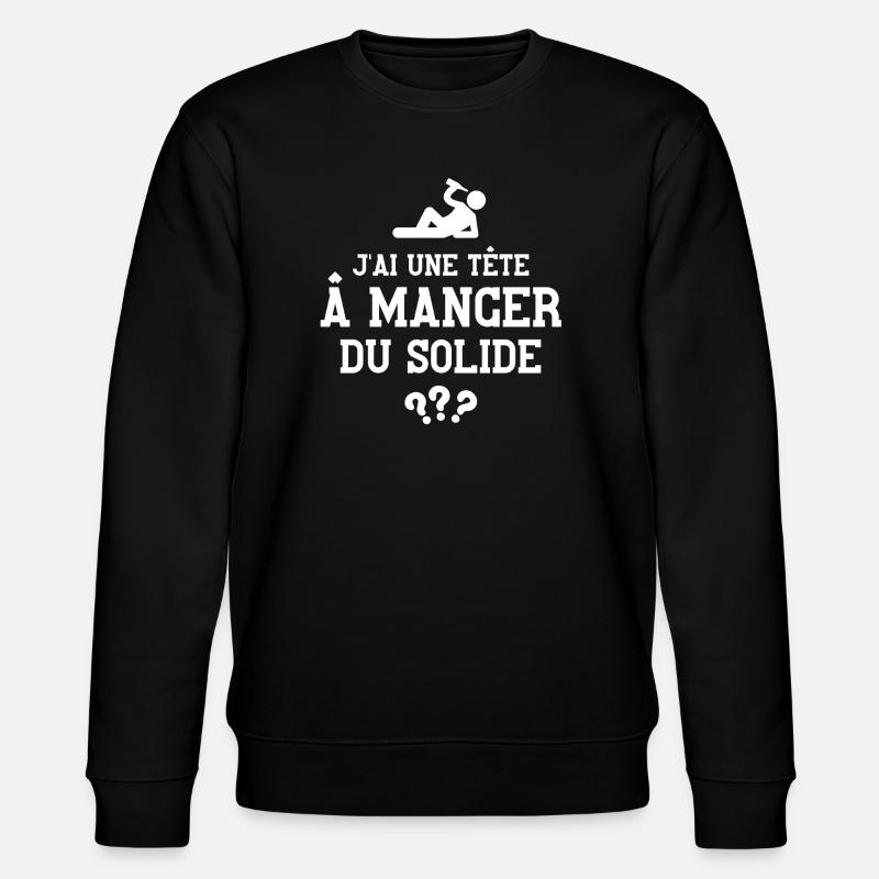 boire, apéritif, alcool - Sweat bio CHANGER Stanley/Stella Unisexe - noir