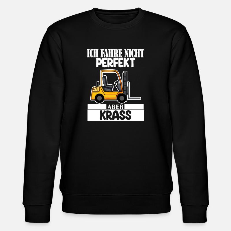 Staplerfahrer Gabelstapler Lager Logistik - Stanley/Stella Unisex Bio-Sweatshirt CHANGER - Schwarz