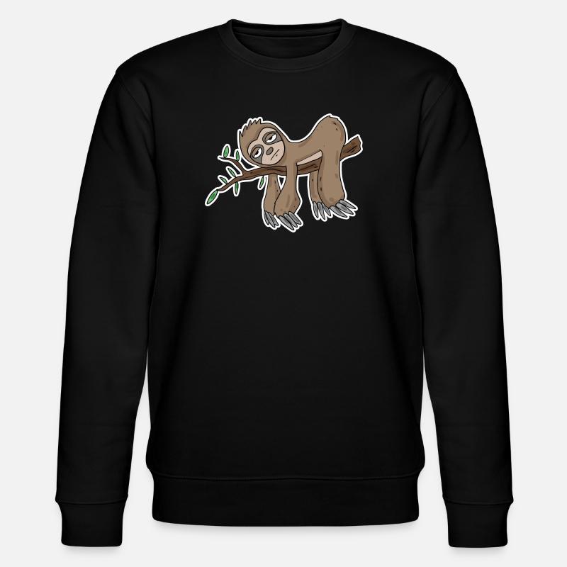 Sloth - Stanley/Stella CHANGER Unisex Organic Sweatshirt - black