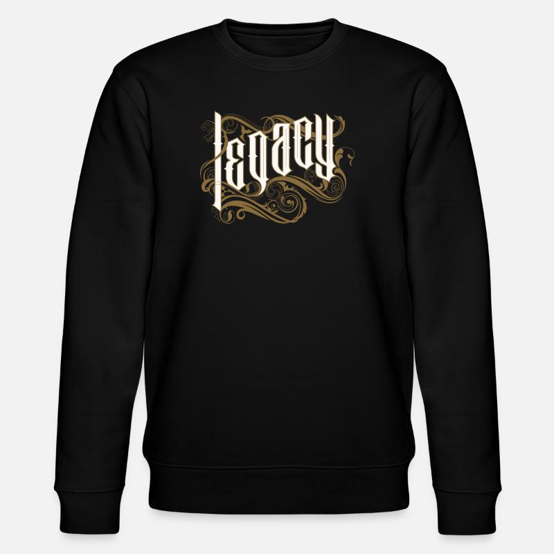 Hinterlassenschaft - Stanley/Stella Unisex Bio-Sweatshirt CHANGER  - Schwarz