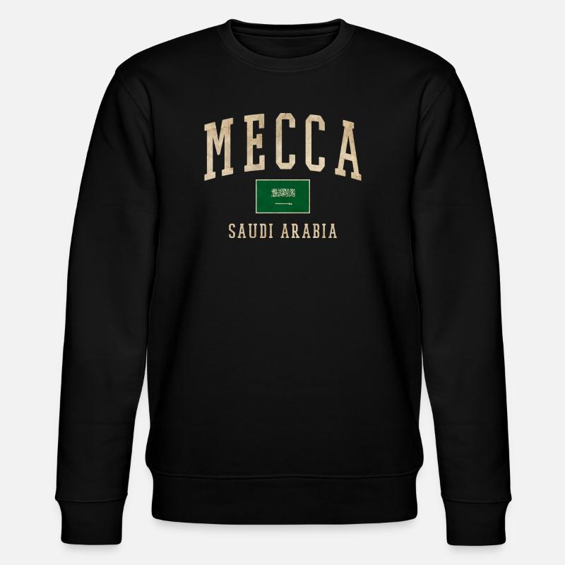 Emblème rétro saoudien de La Mecque - Sweat bio CHANGER Stanley/Stella Unisexe - noir