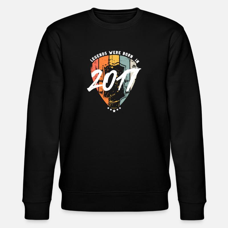 2017 Anniversaire guitariste guitare - Sweat bio CHANGER Stanley/Stella Unisexe - noir