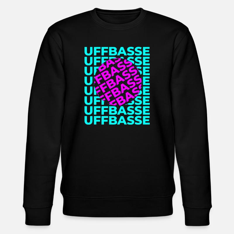 Uffbasse Design - Stanley/Stella CHANGER Unisex Organic Sweatshirt - black
