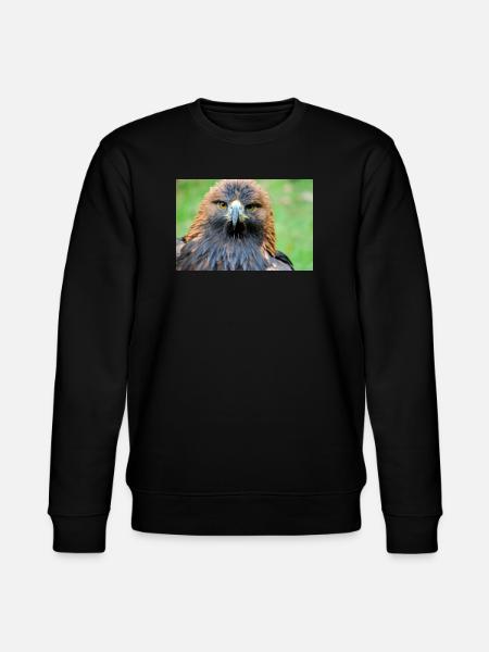Adlerblick im Morgenlicht - Stanley/Stella Unisex Bio-Sweatshirt CHANGER  - Schwarz