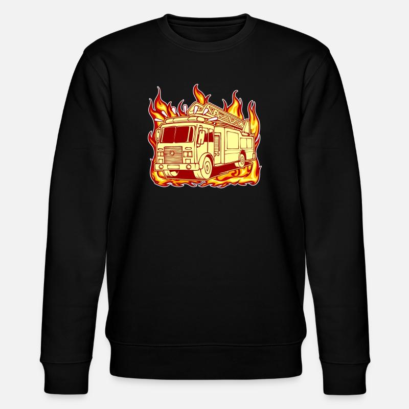 Pompiers Pompiers Pompiers Protection incendie - Sweat bio CHANGER Stanley/Stella Unisexe - noir