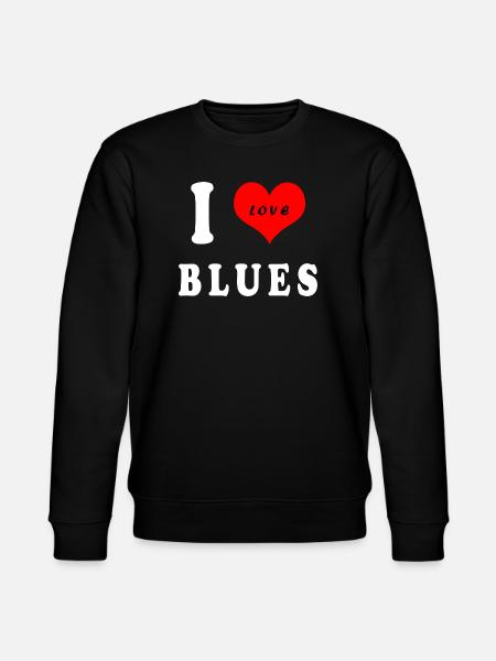 J'adore le blues - Sweat bio CHANGER Stanley/Stella Unisexe - noir