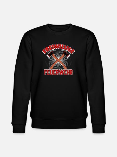Feuerwehr Brandschutz Statement Berufsfeuerwehr - Stanley/Stella Unisex Bio-Sweatshirt CHANGER  - Schwarz