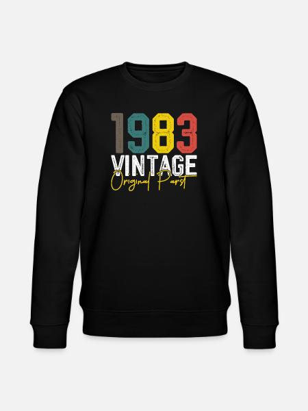 Originale Teile von 1983 - Stanley/Stella Unisex Bio-Sweatshirt CHANGER - Schwarz