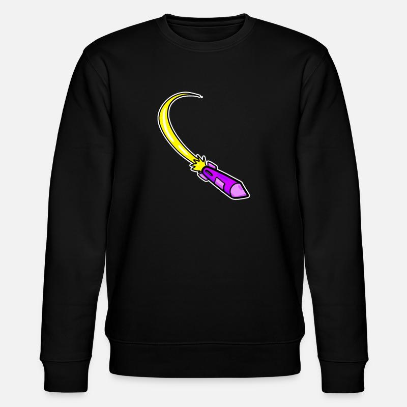 Fusée violette - Sweat bio CHANGER Stanley/Stella Unisexe - noir
