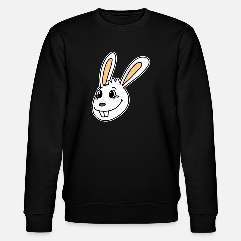 Tête de lapin Tête d’animal - Sweat bio CHANGER Stanley/Stella Unisexe - noir